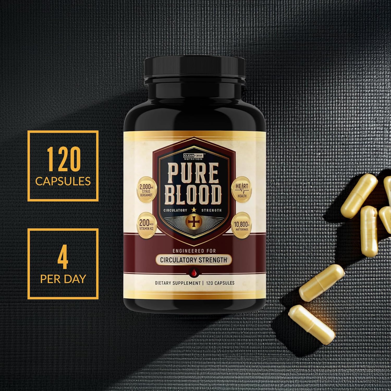 spirulina algae supplement large bag PureBlood™ by CleanForm Nutrition - Forbes outlet’s