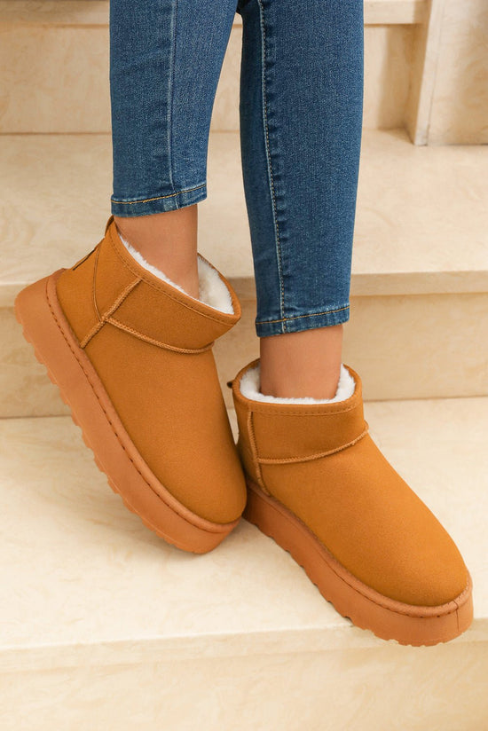 Anna Fur Lined Suede Ankle Snow Boots - Forbes outlet’s