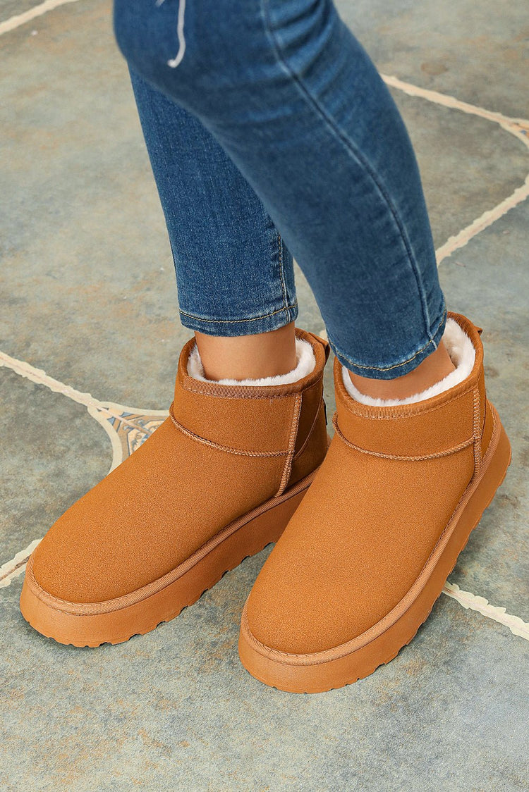 Anna Fur Lined Suede Ankle Snow Boots - Forbes outlet’s
