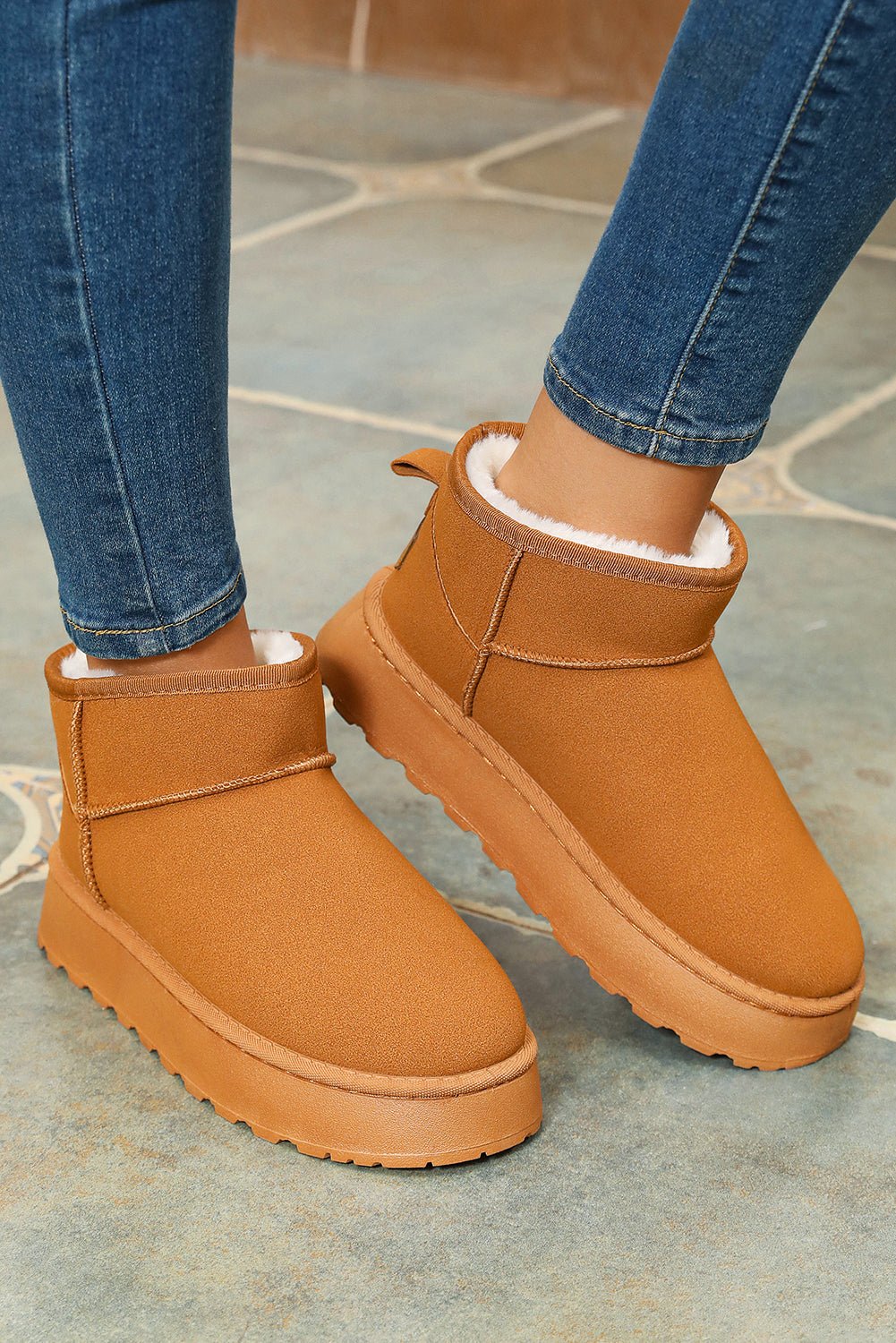 Anna Fur Lined Suede Ankle Snow Boots - Forbes outlet’s