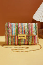 Azariah Striped Crochet Flapped Bag - Forbes outlet’s