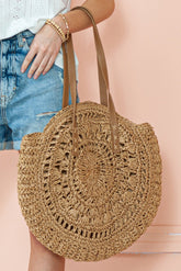 Mavis Bohemian Straw Woven Round Bag - Forbes outlet’s