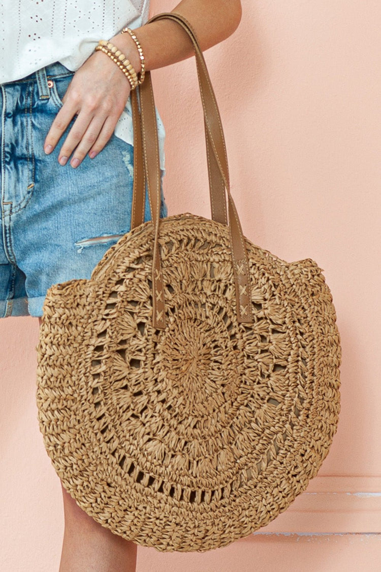 Mavis Bohemian Straw Woven Round Bag - Forbes outlet’s