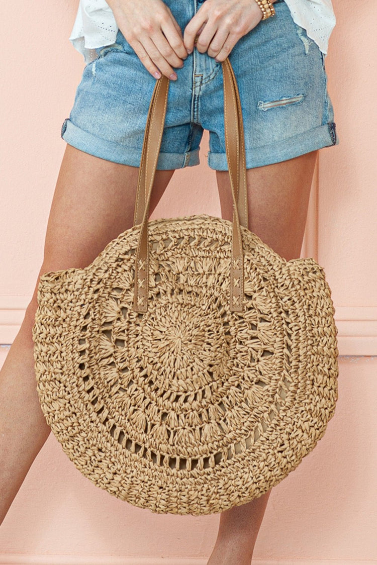 Mavis Bohemian Straw Woven Round Bag - Forbes outlet’s