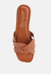 Dickery Knotted Straps Detail Slip Ons - Forbes outlet’s