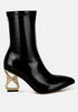 Gaias Fantasy Heel Patent Faux Leather Boots - Forbes outlet’s