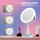Lily InBella Premium LED Vanity Mirror with 360 Adjustable Rotation Lily InBella LED Vanity Mirror – Adjustable Light & 360° Rotating - Forbes outlet’s