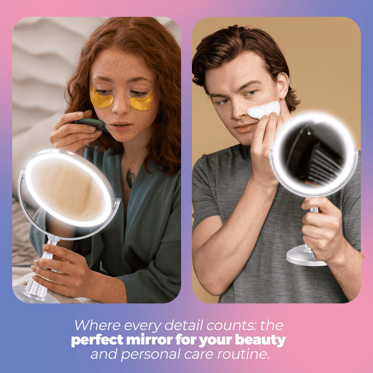 Lily InBella Premium LED Vanity Mirror with 360 Adjustable Rotation Lily InBella LED Vanity Mirror – Adjustable Light & 360° Rotating - Forbes outlet’s