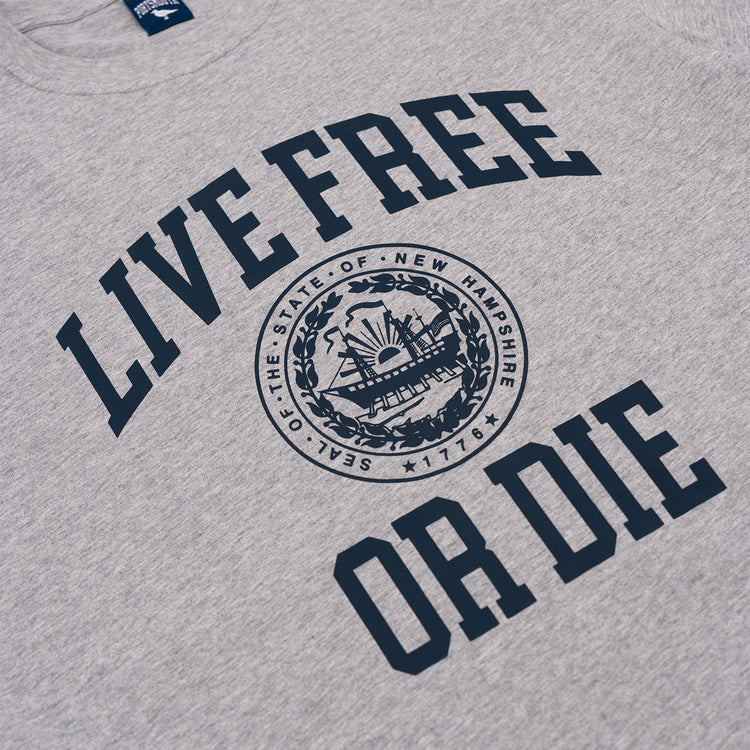 Live Free or Die T-Shirt - Heather Grey - Forbes outlet’s