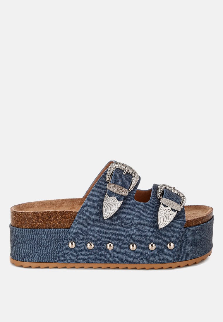 Zaphod Faux Leather Flatform Slip Ons - Forbes outlet’s