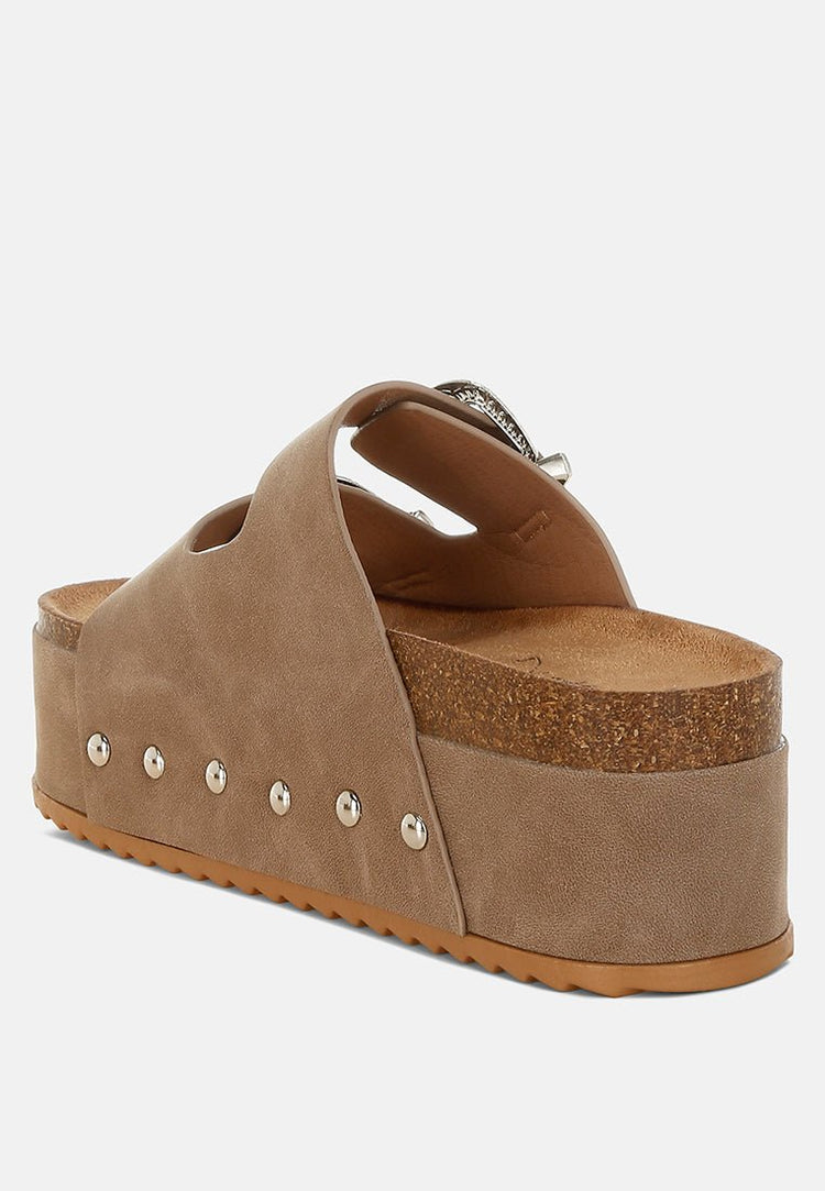 Zaphod Faux Leather Flatform Slip Ons - Forbes outlet’s