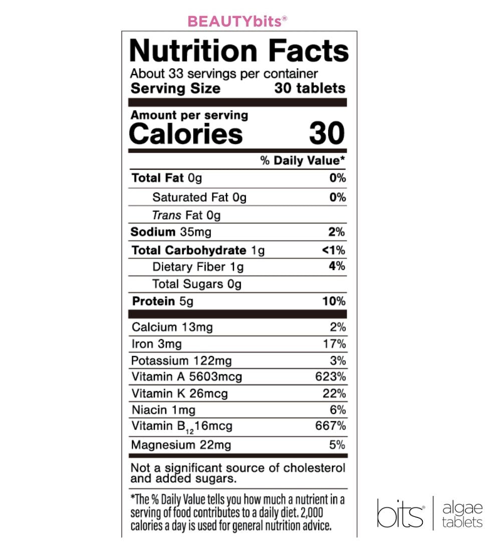 spirulina algae supplement large bag BEAUTYbits® Spirulina | Large Bag - Forbes outlet’s