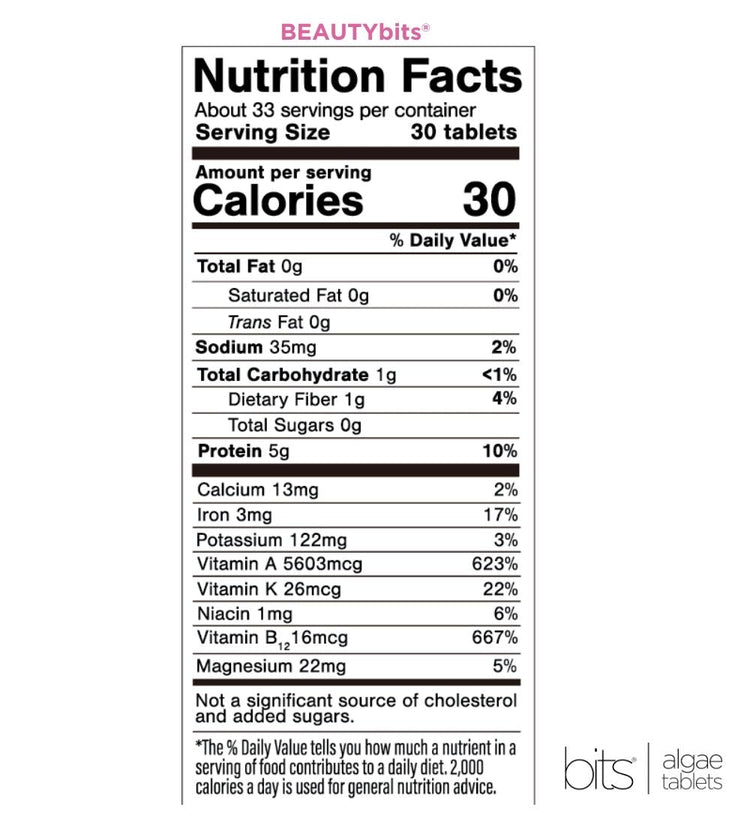 spirulina algae supplement large bag BEAUTYbits® Spirulina | Large Bag - Forbes outlet’s