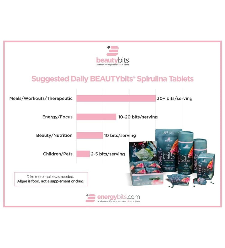 spirulina algae supplement large bag BEAUTYbits® Spirulina | Large Bag - Forbes outlet’s