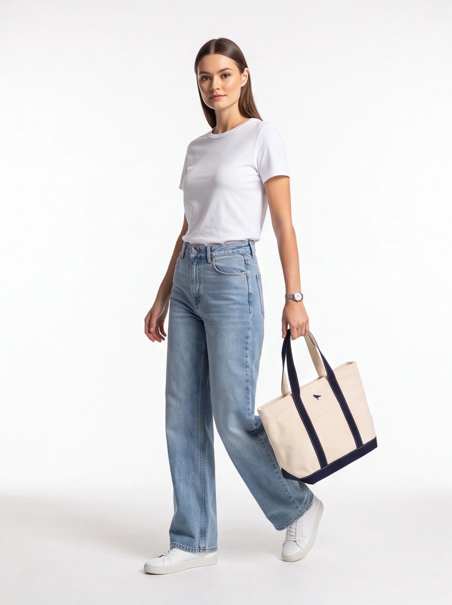 "Lil Bro" Logo Tote Bag with Laptop Slot - Forbes outlet’s