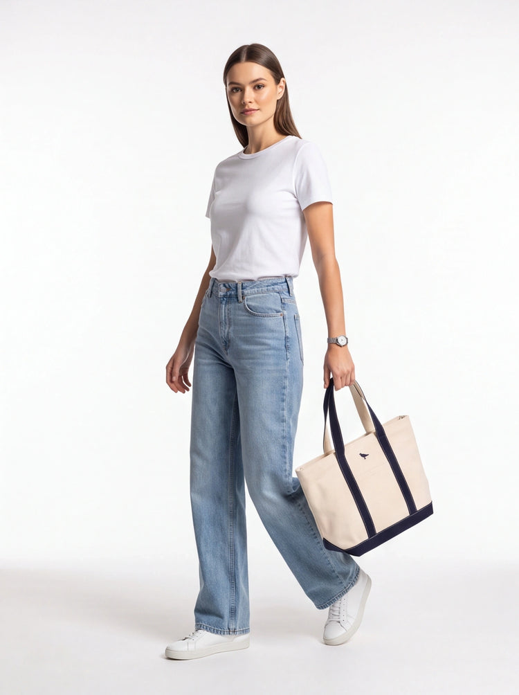 "Lil Bro" Logo Tote Bag with Laptop Slot - Forbes outlet’s