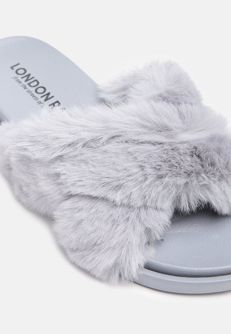 Homey Fur Slip-On Flats - Forbes outlet’s