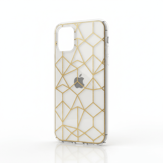 Clear Gold Geometric Phone Case - Forbes outlet’s
