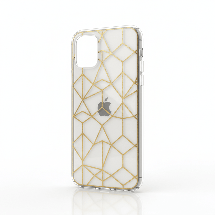 Clear Gold Geometric Phone Case - Forbes outlet’s