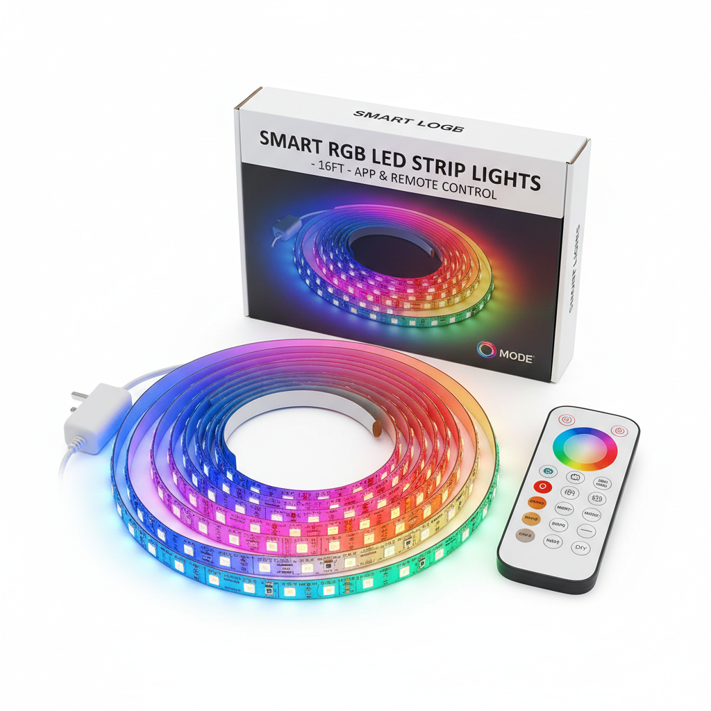 GlowStrip RGB LED Strip Lights 16ft - Forbes outlet’s