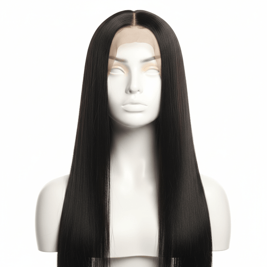 Straight Black Lace Front Wig - Forbes outlet’s
