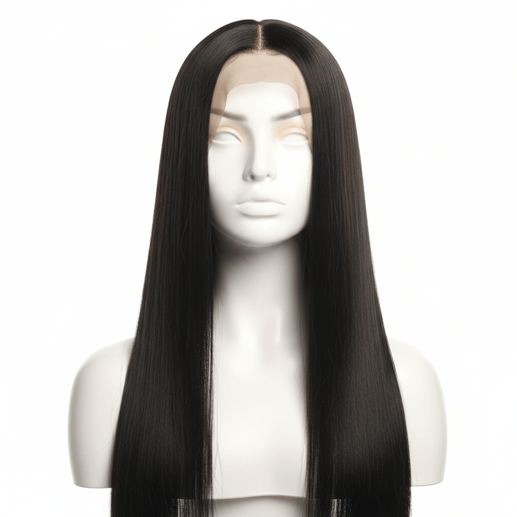 Straight Black Lace Front Wig - Forbes outlet’s