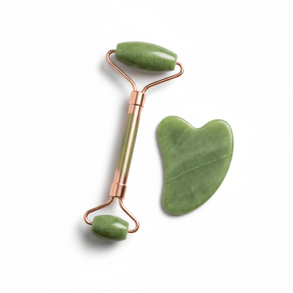 Jade Roller & Gua Sha Facial Massage Set - Forbes outlet’s