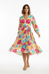 Tropical Floral Wrap Dress - Forbes outlet’s