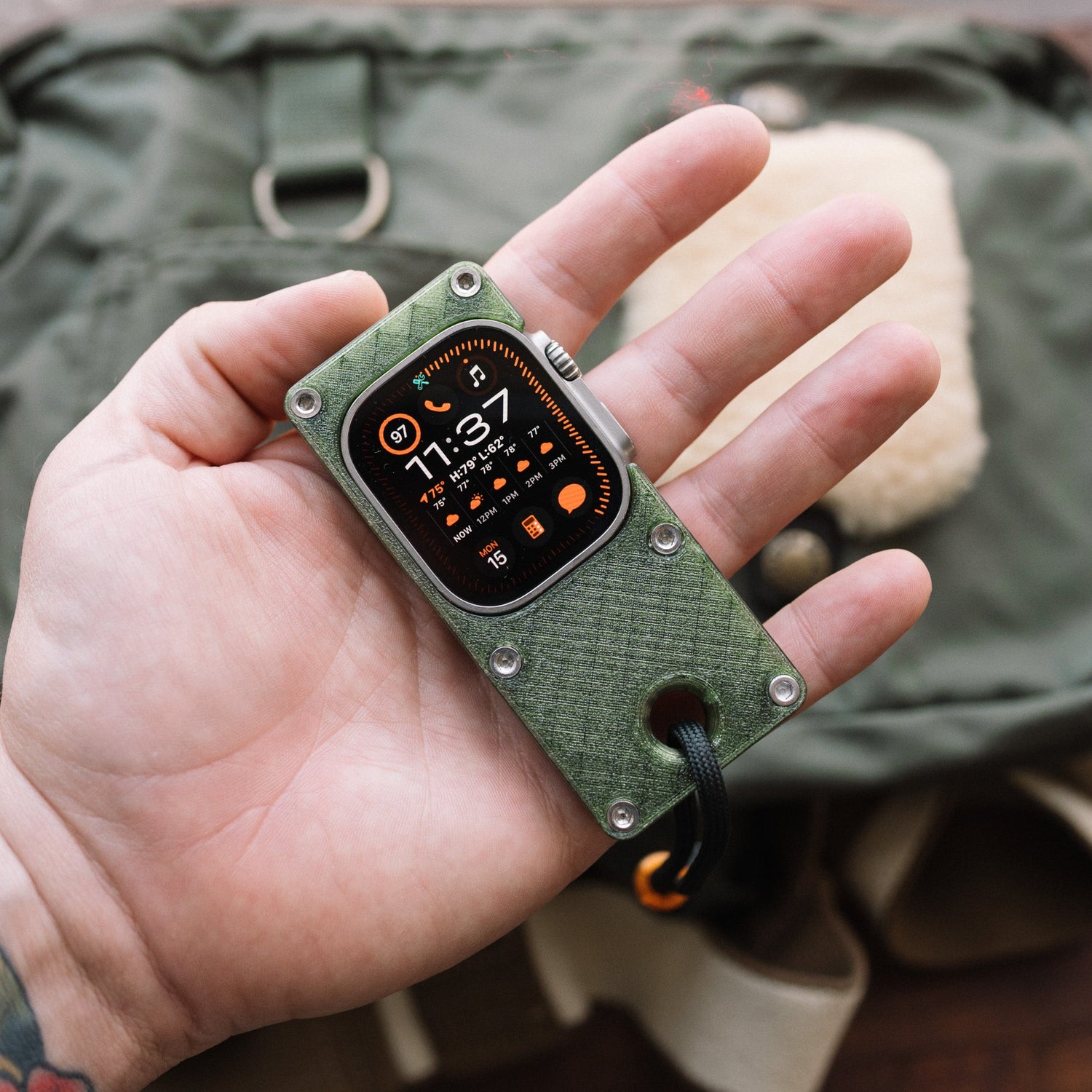 miniphone ultra (mpu) case for Apple Watch Ultra 1/2/3 - olive green - Forbes outlet’s