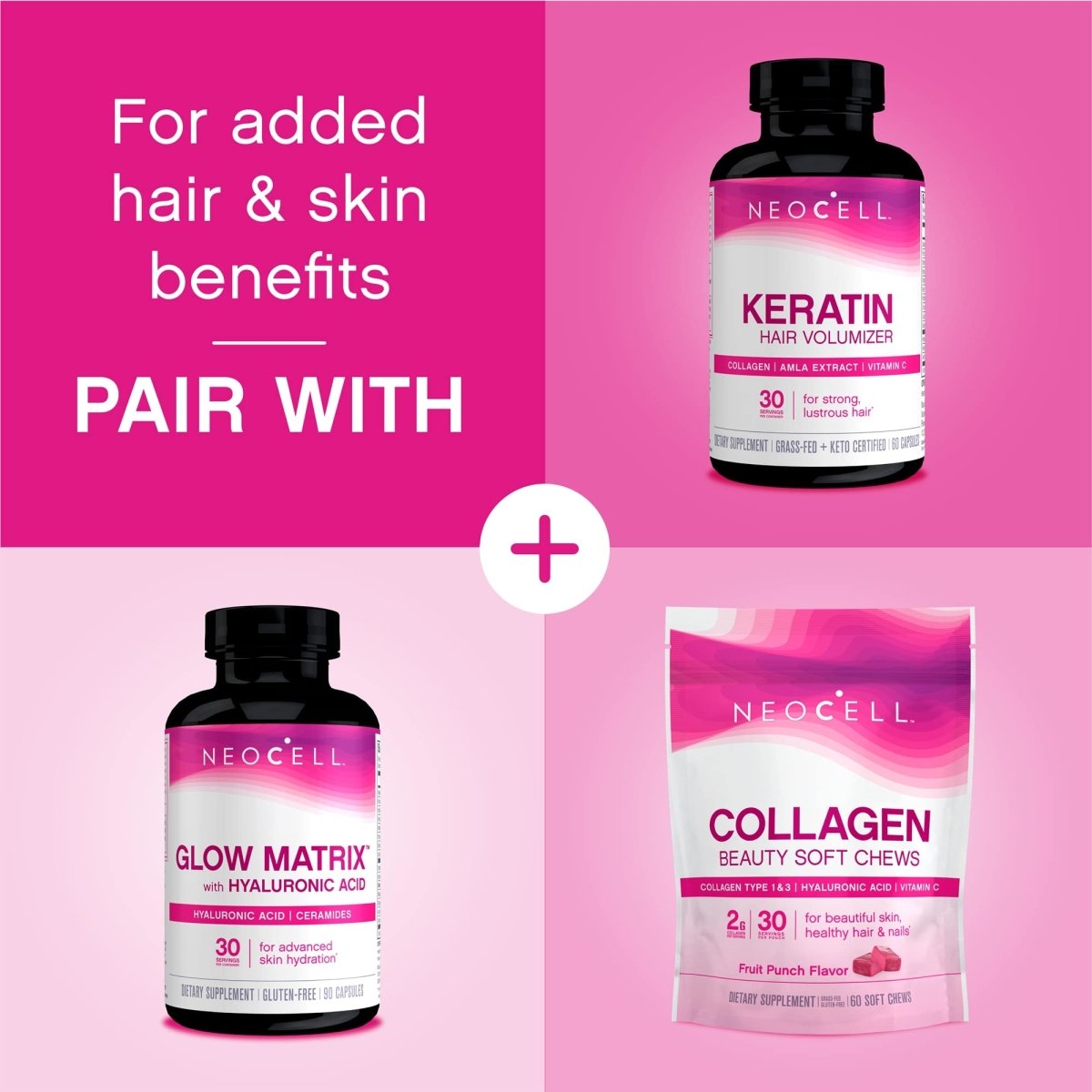 NeoCell Biotin Beauty Soft Chews - Acai Berry Flavor - 30 Count - Forbes outlet’s