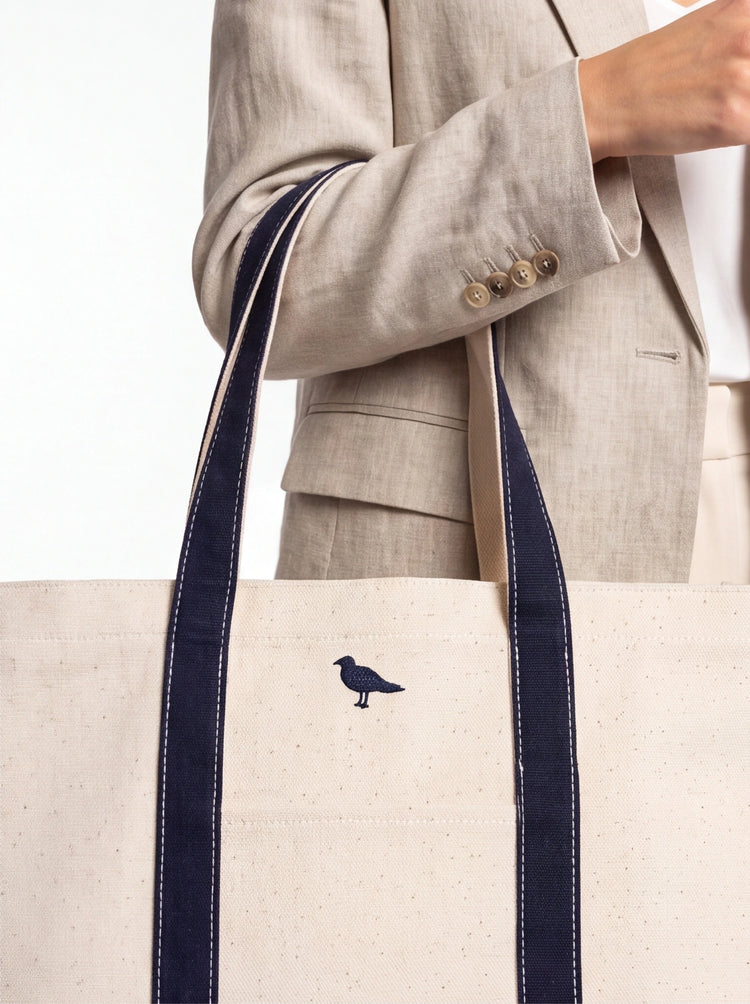 "Lil Bro" Logo Tote Bag with Laptop Slot - Forbes outlet’s