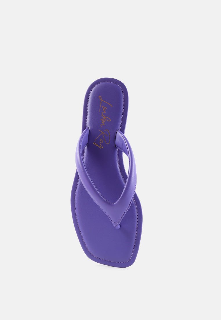 Tolpo Square Toe Thong Flats - Forbes outlet’s
