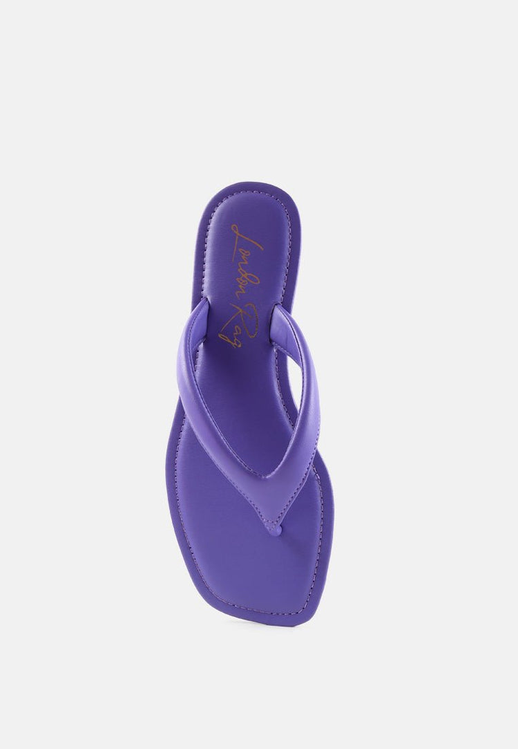 Tolpo Square Toe Thong Flats - Forbes outlet’s