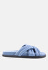 Tora Quilted Strap Slider Flats - Forbes outlet’s
