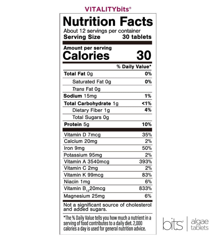 spirulina chlorella small bag VITALITYbits® | Small Bag - Forbes outlet’s
