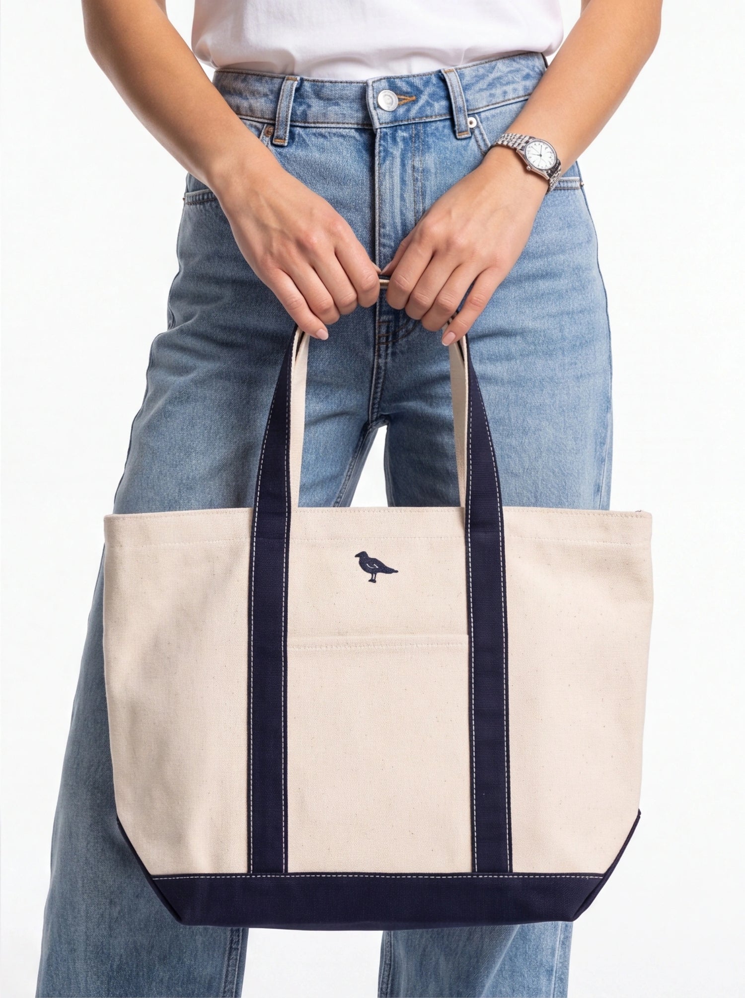 "Lil Bro" Logo Tote Bag with Laptop Slot - Forbes outlet’s